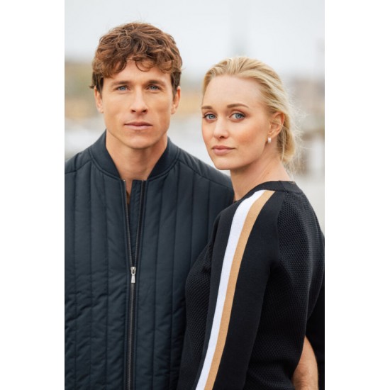 Жилет чоловічий James Harvest Scarsdale темно-синій - 2111052600L