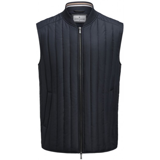 Жилет чоловічий James Harvest Scarsdale чорний - 2111052900L