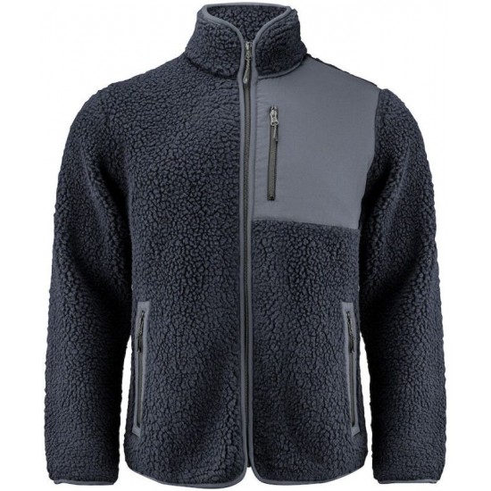 Куртка з шерпи чоловіча James Harvest Kingsley темно-синій - 2111500600XXL