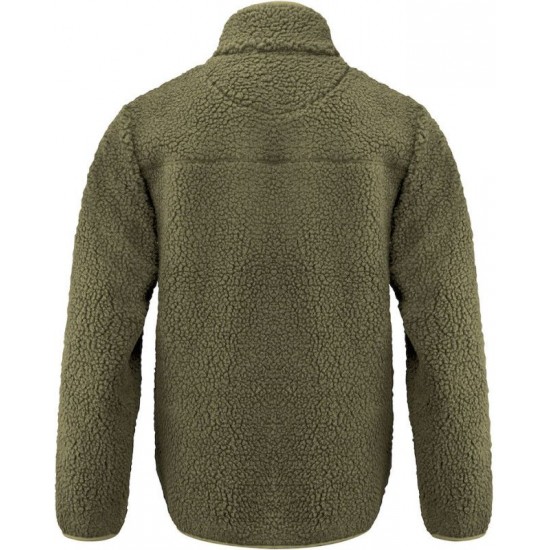 Куртка з шерпи чоловіча James Harvest Kingsley оливковий - 2111500704XXL