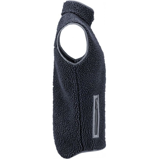 Жилет з шерпи чоловічий James Harvest Kingsley темно-синій - 2111501600XL