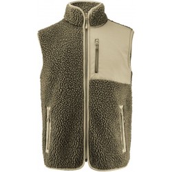 Жилет з шерпи чоловічий James Harvest Kingsley оливковий - 2111501704M