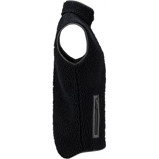 Жилет з шерпи чоловічий James Harvest Kingsley чорний - 2111501900XL