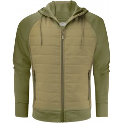 Худі на блискавці чоловіче James Harvest Keyport оливковий - 2112032704XL