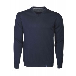 Светр чоловічий James Harvest Nottingmoon темно-синій - 2112503600M