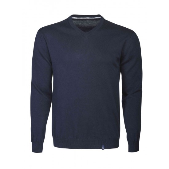 Светр чоловічий James Harvest Nottingmoon темно-синій - 2112503600M