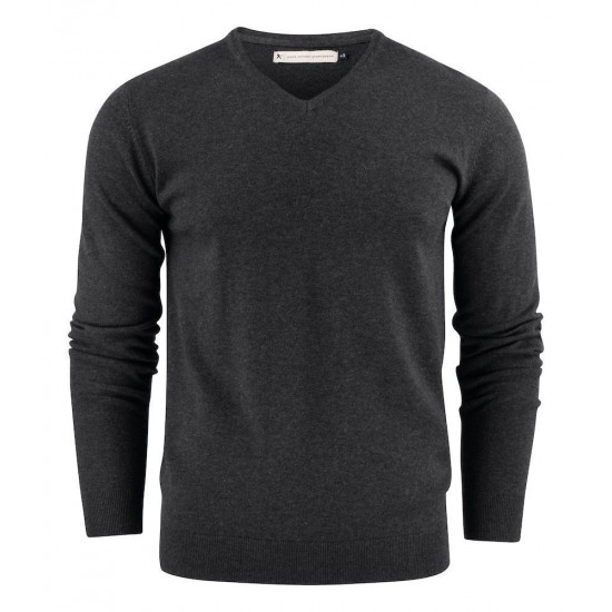 Пуловер мужской James Harvest ASHLAND V-NECK антрацит меланж - 2112507909L