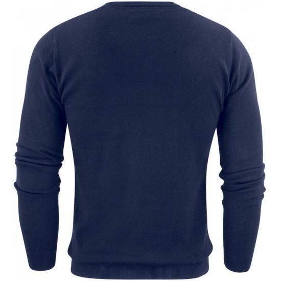 Пуловер чоловічий James Harvest Ashland V темно-синій - 21125076003XL