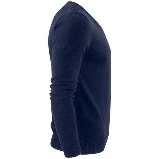 Пуловер чоловічий Ashland V-neck синій меланж - 2112507609L