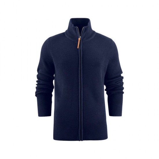 Кардиган на блискавці James Harvest Brockway темно-синій - 2112511600S