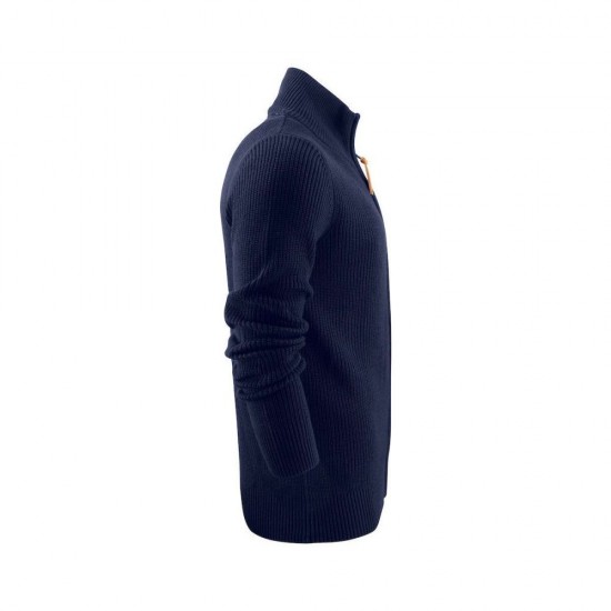 Кардиган на блискавці James Harvest Brockway темно-синій - 2112511600S
