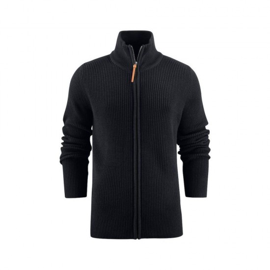 Кардиган на блискавці James Harvest Brockway чорний - 2112511900M