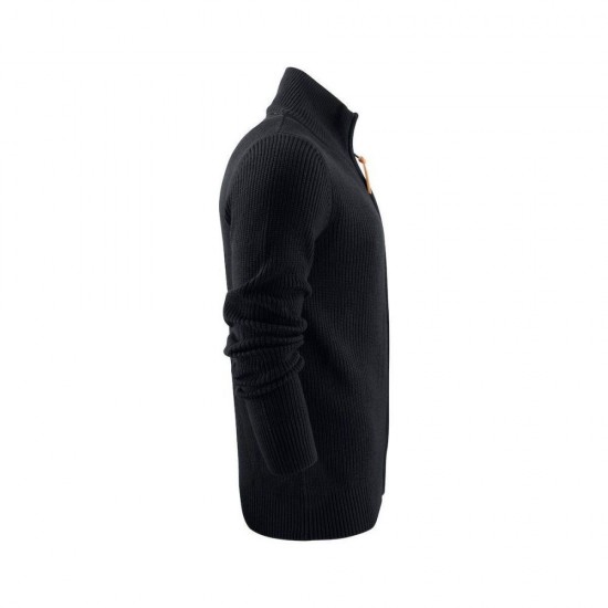 Кардиган на блискавці James Harvest Brockway чорний - 2112511900M