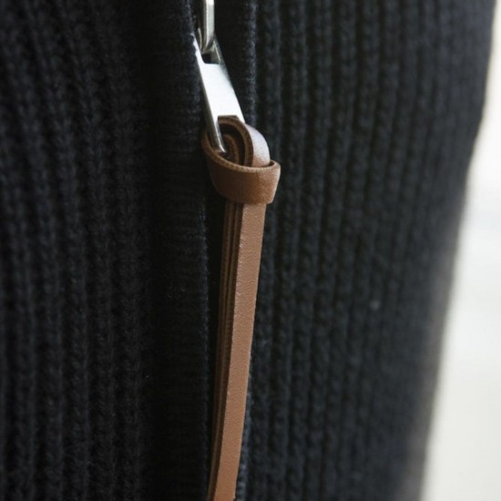 Кардиган на блискавці James Harvest Brockway чорний - 2112511900M