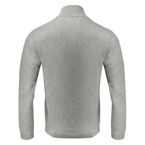 Кардиган на блискавці чоловічий James Harvest Ashland сірий - 21125141404XL