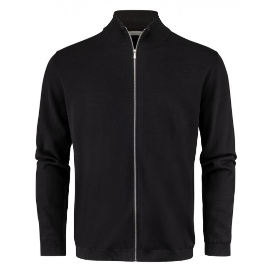 Кардиган на блискавці чоловічий James Harvest Ashland чорний - 21125149004XL