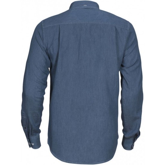 Сорочка чоловіча James Harvest Jupiter джинсовий - 2113035592XXL