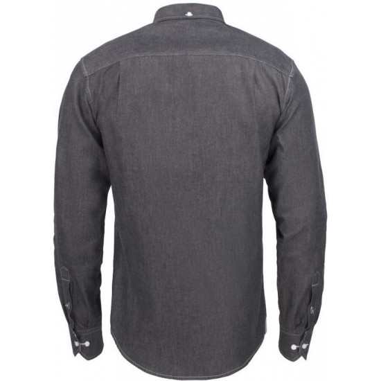 Сорочка чоловіча James Harvest Jupiter чорний джинс - 2113035992XXL