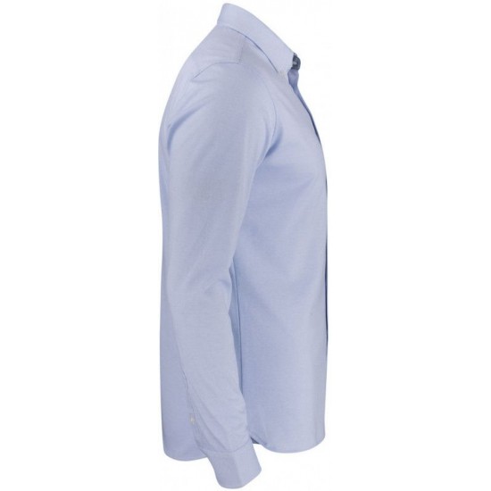 Сорочка чоловіча James Harvest Burlingham світло-синій/білий  - 2113038501L