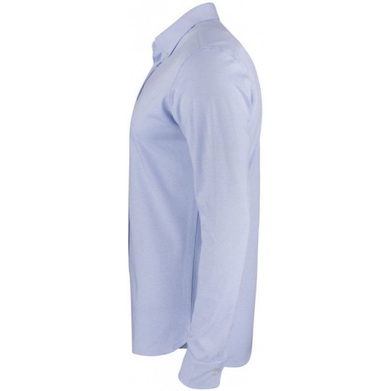 Сорочка чоловіча James Harvest Burlingham світло-синій/білий  - 2113038501L