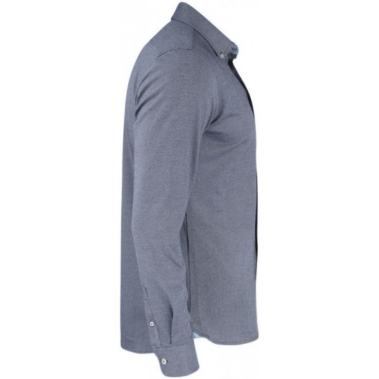 Сорочка чоловіча James Harvest Burlingham темно-синій/небесно-блакитний - 2113038601XXL