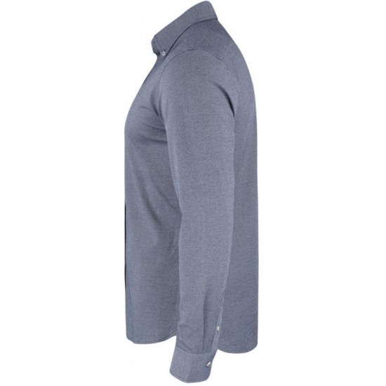 Сорочка чоловіча James Harvest Burlingham темно-синій/небесно-блакитний - 2113038601XXL