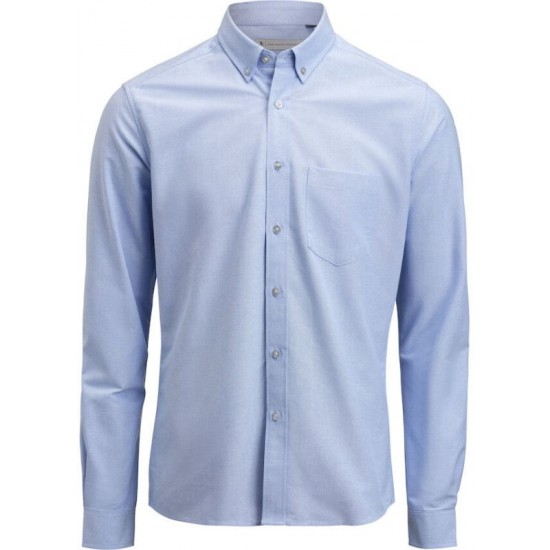 Сорочка чоловіча James Harvest Allen Oxford блакитний - 2113042500M