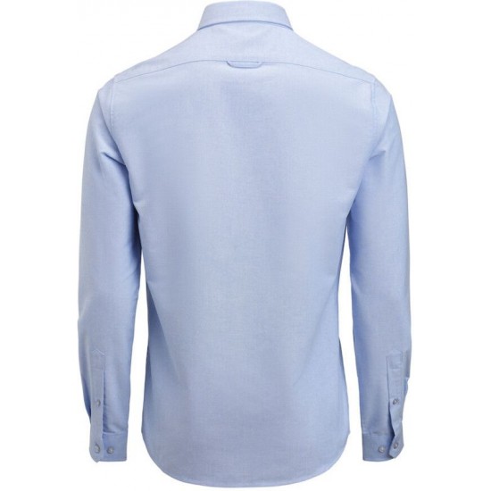 Сорочка чоловіча James Harvest Allen Oxford блакитний - 2113042500M