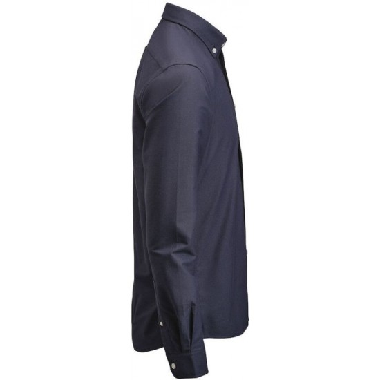 Сорочка чоловіча James Harvest Allen Oxford темно-синій - 2113042600M