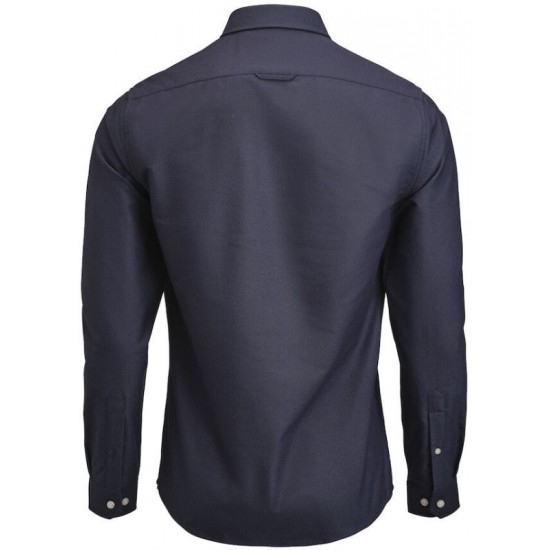 Сорочка чоловіча James Harvest Allen Oxford темно-синій - 2113042600M