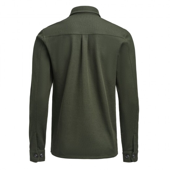 Сорочка James Harvest Hicksville Overshirt темно-зелений - 2113044720L