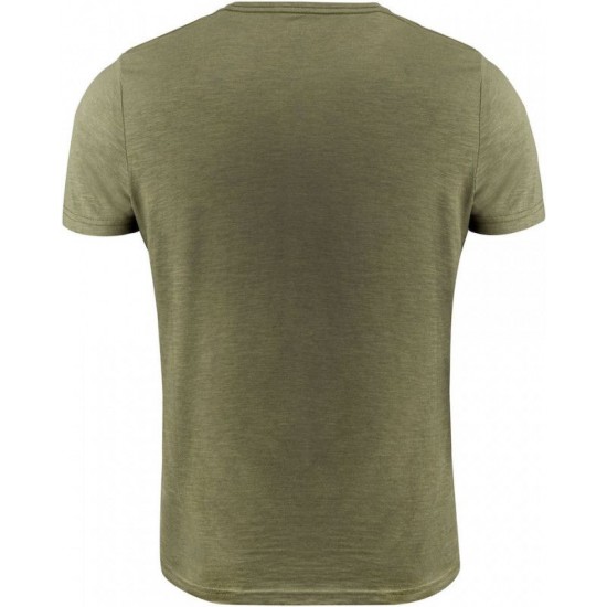 Футболка чоловіча James Harvest Twoville оливковий - 2114005704M