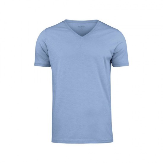 Футболка чоловіча James Harvest Whailford V світло-синій - 2114006514L