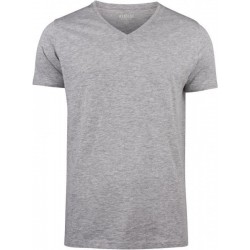 Футболка чоловіча James Harvest Whailford V сірий меланж - 21140061204XL