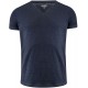 Футболка чоловіча James Harvest Whailford V темно-синій - 2114006600S