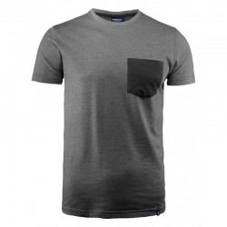 Футболка чоловіча James Harvest Portwillow чорний меланж - 2114008906XS