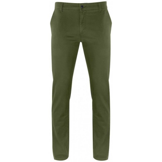 Брюки чоловічі James Harvest Chino Officer хакі - 211600470432/36