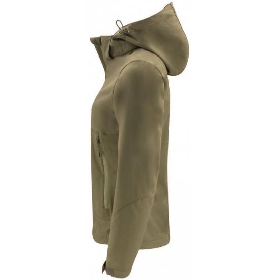 Куртка софтшел жіноча James Harvest Lodgetown хакі - 2121040704S