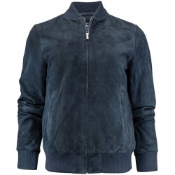 Куртка-бомбер замшева жіноча James Harvest Heritage темно-синій - 2121047600M