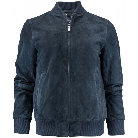 Куртка-бомбер замшева жіноча James Harvest Heritage темно-синій - 2121047600M Куртка-бомбер замшева жіноча James Harvest Heritage темно-синій - 2121047600M