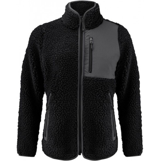 Куртка з шерпи жіноча James Harvest Kingsley чорний - 2121504900S