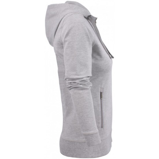 Худі на блискавці жіноче James Harvest Duke попелястий сірий - 2122039121XXL