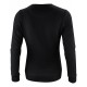 Пуловер жіночий з круглим вирізом ALDER WOMAN чорний - 2122040900XL