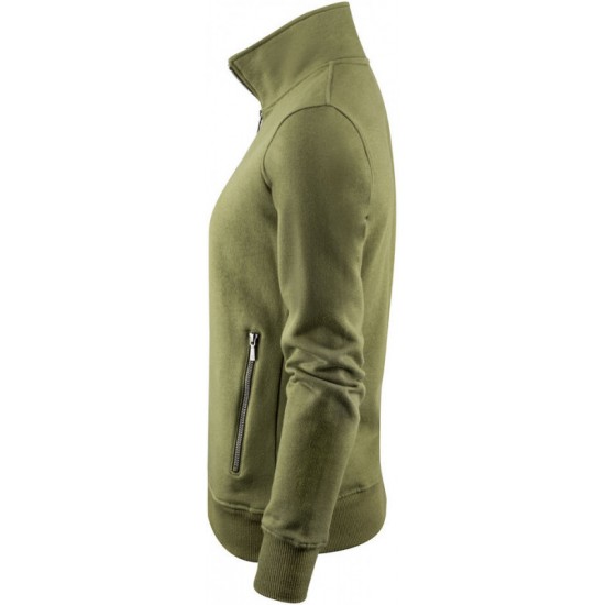 Світшот на блискавці жіночий James Harvest Melville Heights оливковий - 2122042704X-XS