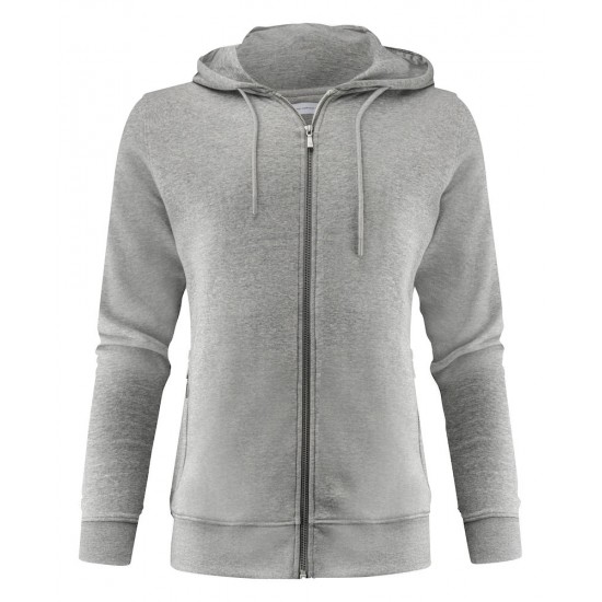 Худі на блискавці жіноче James Harvest Westwood Heights сірий меланж - 2122043120XS