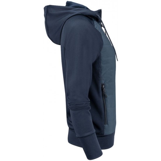 Худі на блискавці жіноче James Harvest Keyport темно-синій - 2122044600XL