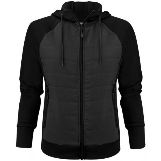 Худі на блискавці жіноче James Harvest Keyport чорний - 2122044900XL