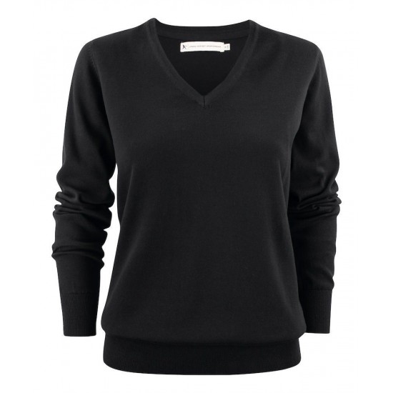 Пуловер жіночий ASHLAND V-NECK LADY чорний - 2122505900M