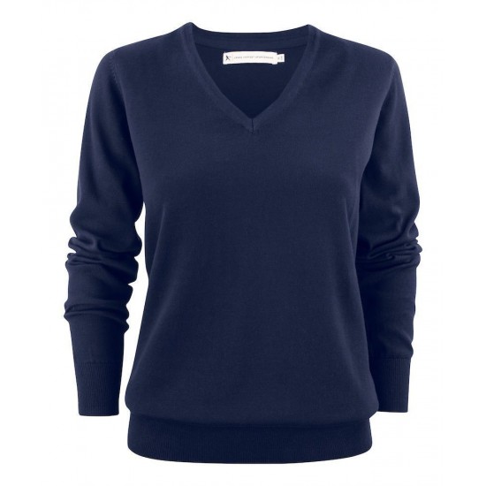 Пуловер женский James Harvest ASHLAND V-NECK LADY темно-синій - 2122505600M
