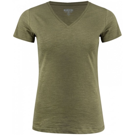 Футболка жіноча James Harvest Whailford V оливковий - 2124006704M Футболка жіноча James Harvest Whailford V оливковий - 2124006704M
